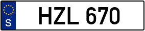 Truck License Plate